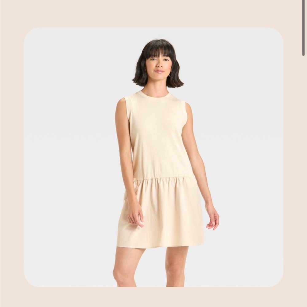 Universal Thread Cream Mini Dress
